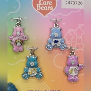 Brand New Set Of 4 Carebear Charms